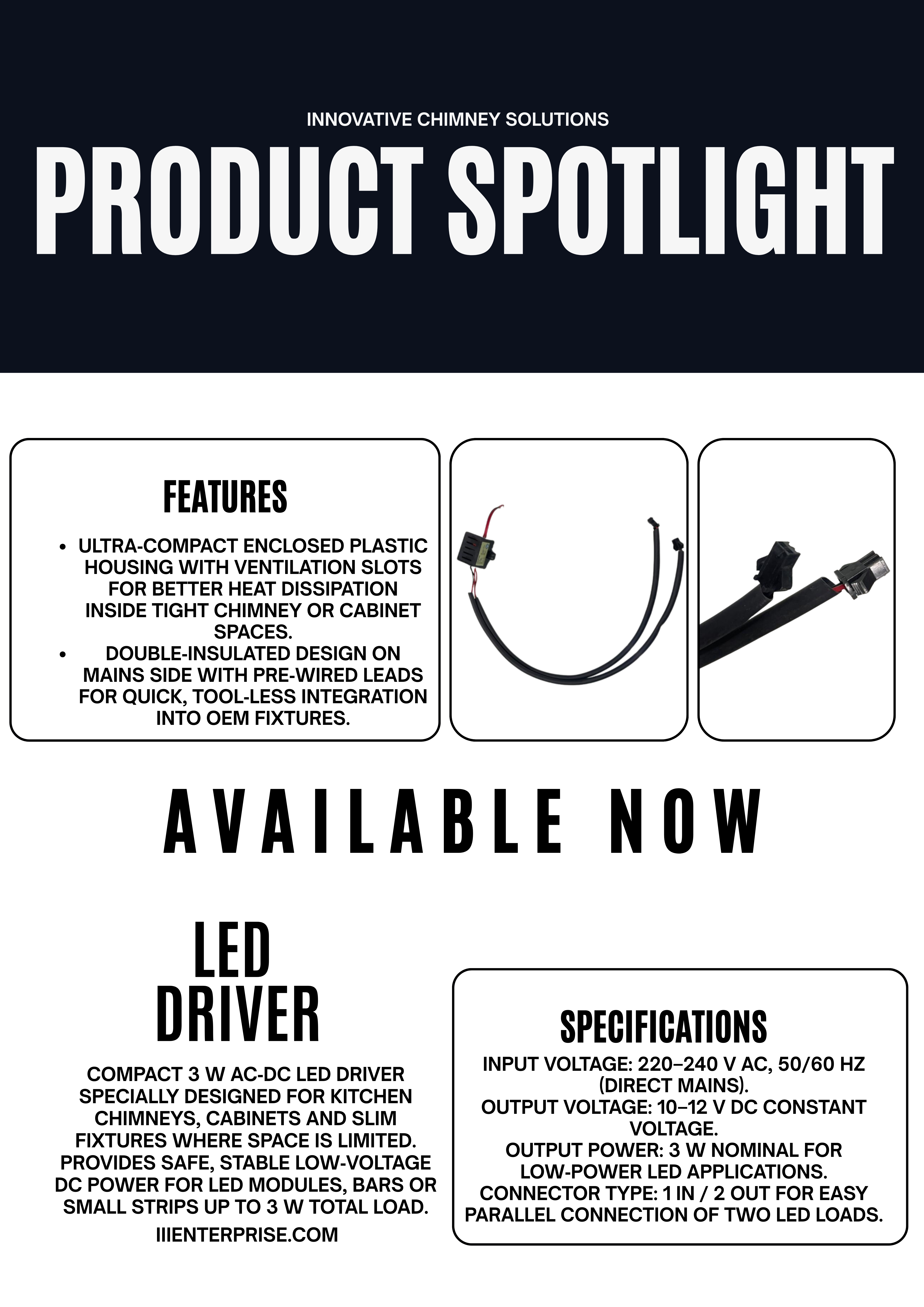 LED Driver for Chimney Lamp